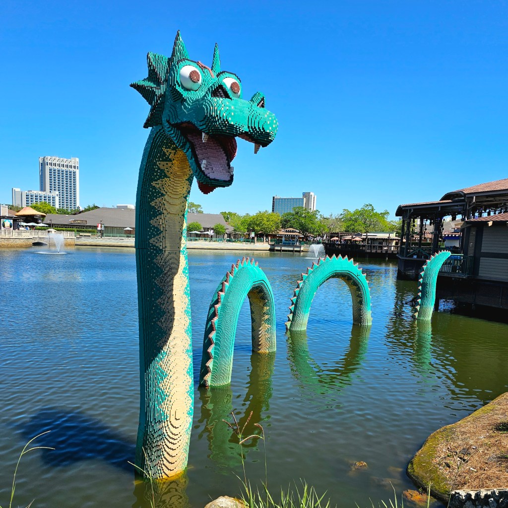Lego Loch Ness at Disney Springs - Credit Angela Sorensen