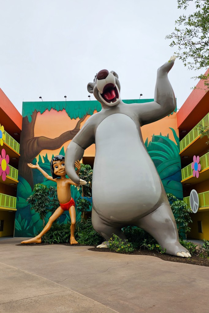 Pop Century Jungle Book Statue - Credit Angela Sorensen