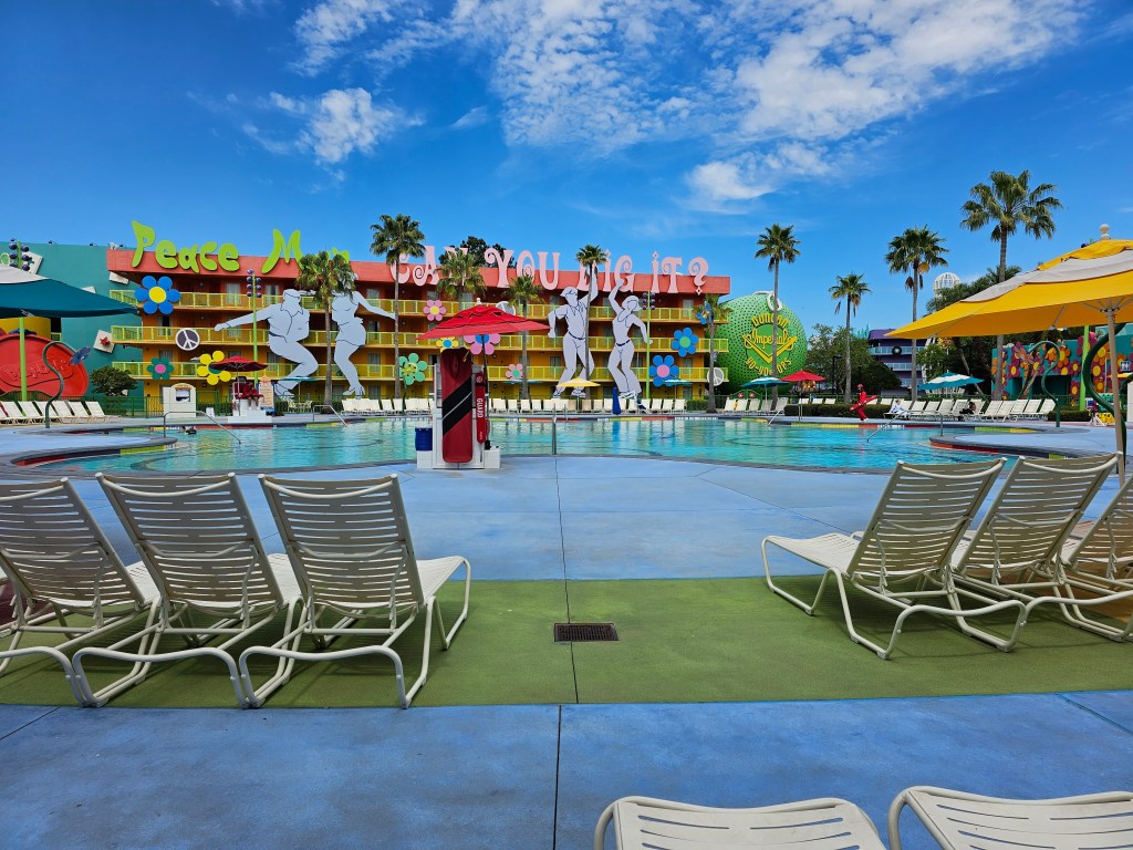 Hippy Dippy Pool Area at Disney's Pop Century Resort