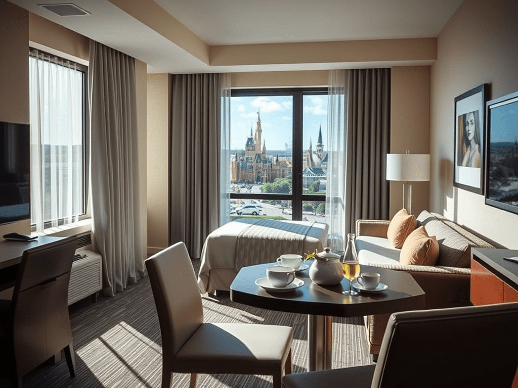 Image of a hotel room near Disney World