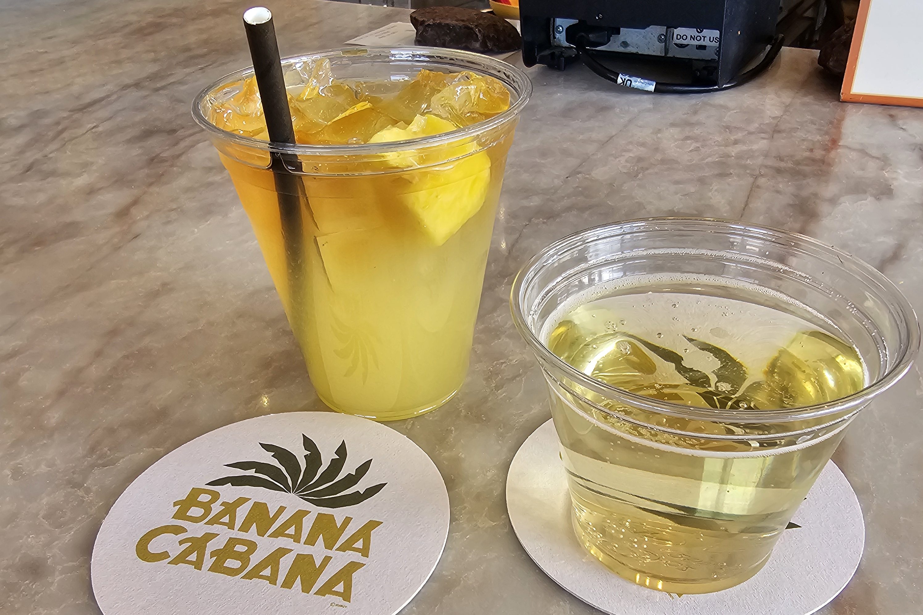 Banana Cabana drinks at Disney's Caribbean Beach Resort